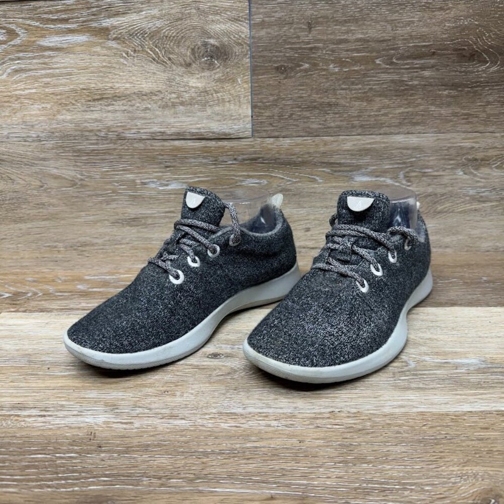 Allbirds Natural Grey Wool Runners Sneakers Women's Size 8